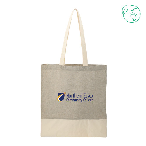  Split Recycled Grey Cotton Twill Convention Tote - Northern  Essex Community College