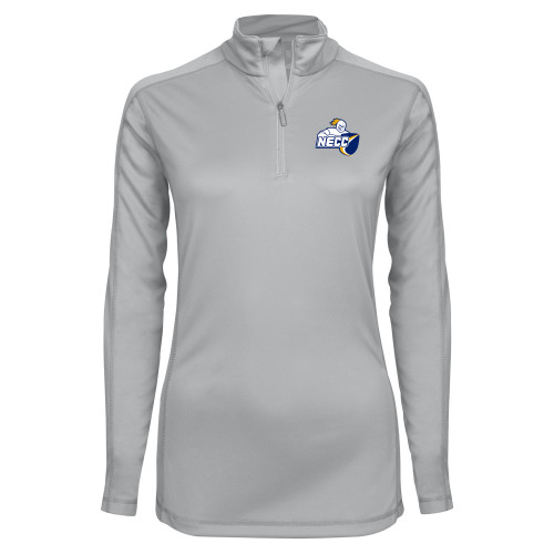  Syntrel Womens Platinum Interlock 1/4 Zip - Primary Mark