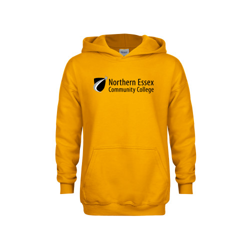 Youth Gold Fleece Hoodie - Northern  Essex Community College