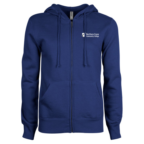  ENZA Womens Royal Fleece Full Zip Hoodie - Northern  Essex Community College