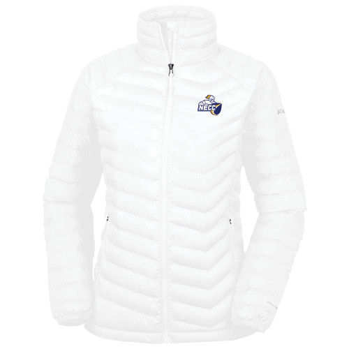  Columbia Womens White Powder Lite Jacket - Primary Mark
