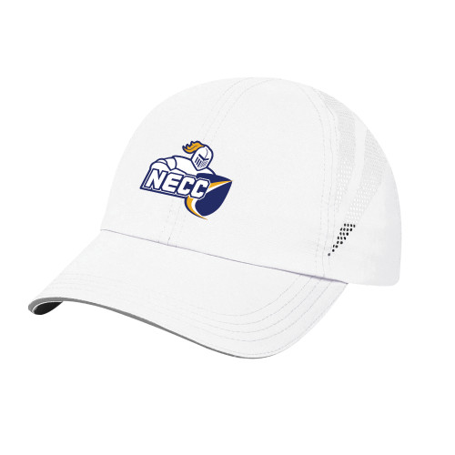  Womens White Performance Cap - Primary Mark