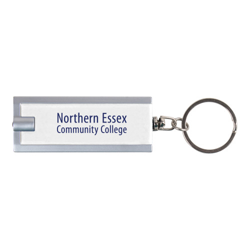  Turbo White Flashlight Key Holder - Northern  Essex Community College