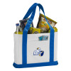 Thumbnail image for  Contender White/Royal Canvas Tote