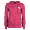 Thumbnail image for  ENZA Womens Fuchsia Fleece Full Zip Hoodie
