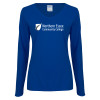 Thumbnail image for  Womens Royal Long Sleeve V Neck Tee 