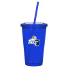 Thumbnail image for  Madison Double Wall Blue Tumbler w/Straw 16oz