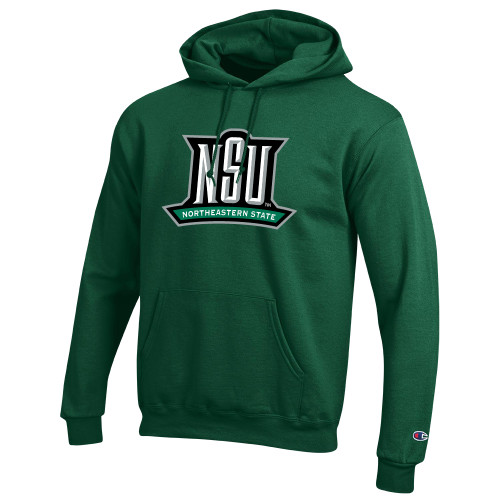  Champion Dark Green Fleece Hoodie - NSU Mark