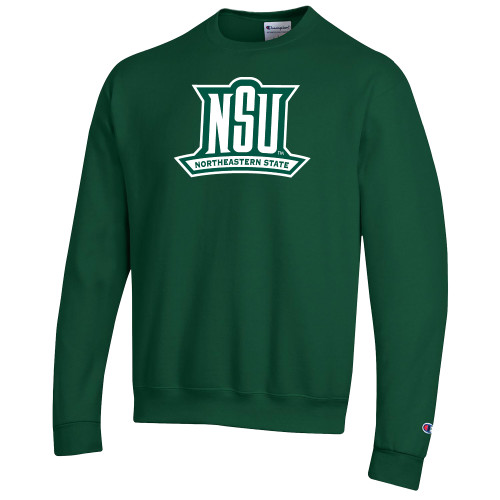  Champion Dark Green Fleece Crew - NSU Mark One Color