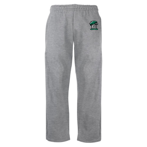  Grey Fleece Open Bottom Pant - Primary Mark
