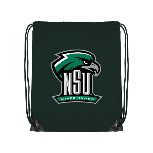  Dark Green Drawstring Backpack - Primary Mark