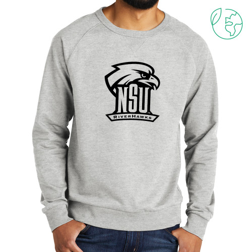  Allmade Light Grey Organic French Terry Crewneck Sweatshirt - Primary Mark
