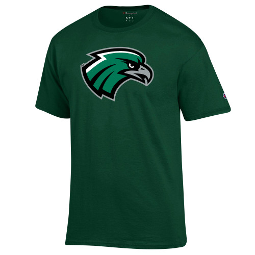  Champion Dark Green T Shirt - Hawk Head