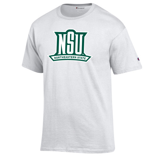  Champion White T Shirt - NSU Mark One Color