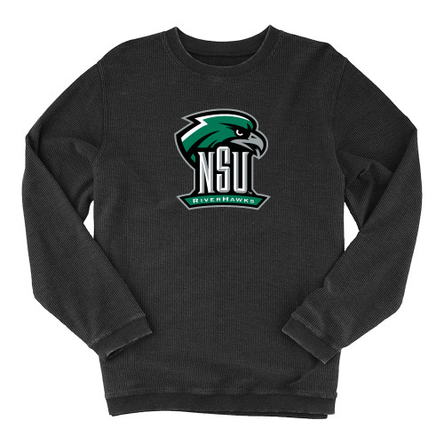 Northeastern State Boxercraft Womens Black Corded Crew
