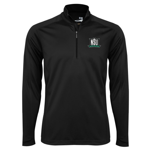  Syntrel Black Interlock 1/4 Zip - NSU Mark