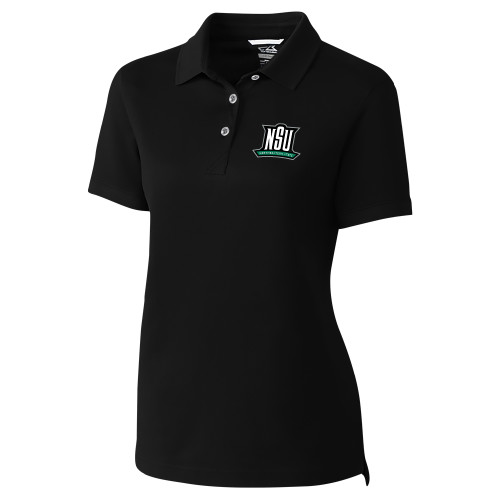  C&B Womens Black Advantage Polo - NSU Mark