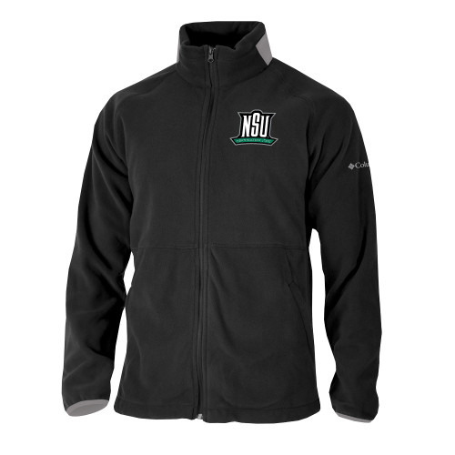  Columbia Black Everest Ridge Fleece Full Zip Jacket - NSU Mark