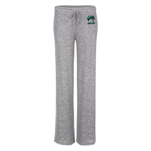  Boxercraft Womens Oxford Grey Heather Cuddle Wide Leg Pant - Primary Mark