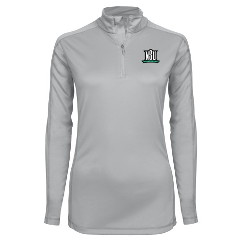 Syntrel Womens Platinum Interlock 1/4 Zip - NSU Mark