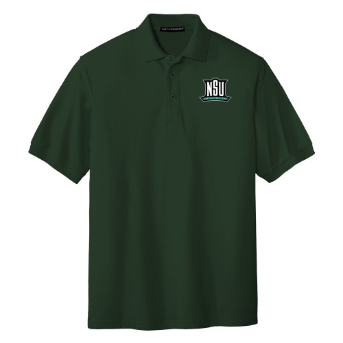  Dark Green Silk Touch Polo - NSU Mark