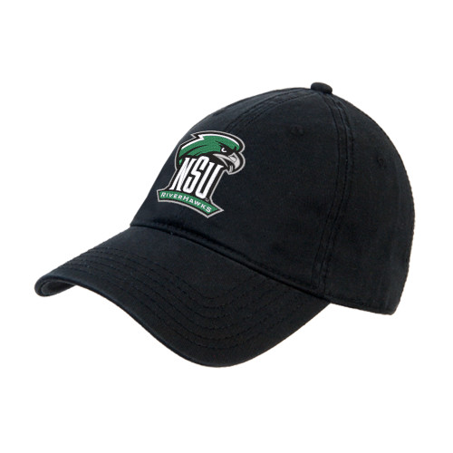  Black Unstructured Adjustable Low Profile Hat - Primary Mark