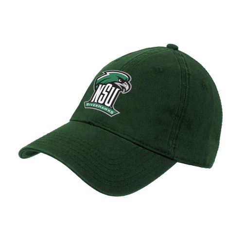  Dark Green Unstructured Adjustable Low Profile Hat - Primary Mark