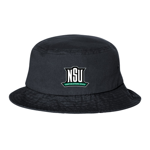  Sportsman Black Bucket Hat - NSU Mark