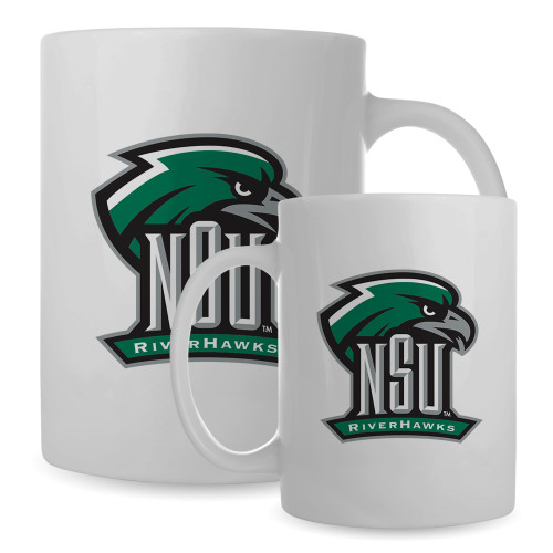Northeastern State Full Color White Mug 15oz