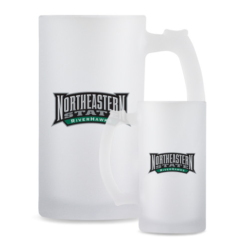  Full Color Decorative Frosted Glass Mug 16oz - Face Mask