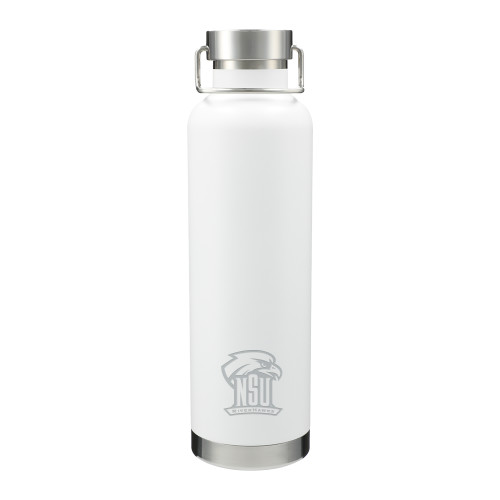  Thor Copper Vacuum Insulated White Bottle 32oz - Primary Mark Engraved