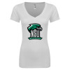 Thumbnail image for  Next Level Womens White Ideal V Tee