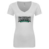 Thumbnail image for  Next Level Womens White Ideal V Tee
