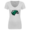Thumbnail image for  Next Level Womens White Ideal V Tee