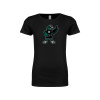 Thumbnail image for  Next Level Girls Black Fashion Fit T Shirt