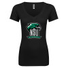 Thumbnail image for  Next Level Womens Black Ideal V Tee