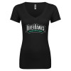 Thumbnail image for  Next Level Womens Black Ideal V Tee