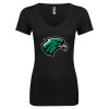 Thumbnail image for  Next Level Womens Black Ideal V Tee