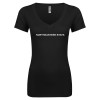 Thumbnail image for  Next Level Womens Black Ideal V Tee