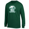 Thumbnail image for  Champion Dark Green Long Sleeve T Shirt