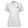 Thumbnail image for  Womens Silk Touch White Pique Polo