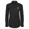 Thumbnail image for  Womens Black Twill Button Down Long Sleeve 