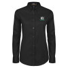 Thumbnail image for  Womens Black Twill Button Down Long Sleeve 