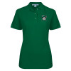 Thumbnail image for  Womens Silk Touch Dark Green Pique Polo