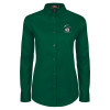 Thumbnail image for  Womens Dark Green Twill Button Down Long Sleeve 