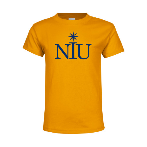  Youth Gold T-Shirt - NIU Icon