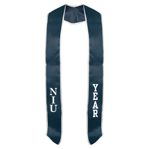 National Intelligence Navy Graduation Stole w/White Trim