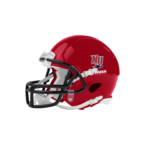  Riddell Replica Red Mini Helmet - NU Jet and Newman Hybrid Mark Vertical