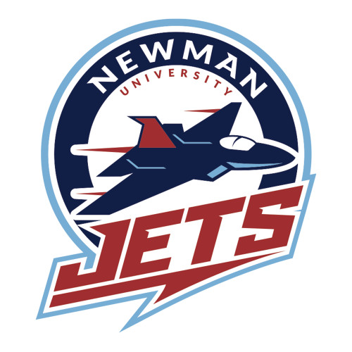  Large Decal - Newman University Jets Full Primary Mark