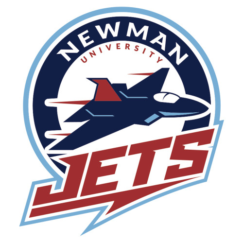  Extra Large Decal - Newman University Jets Full Primary Mark